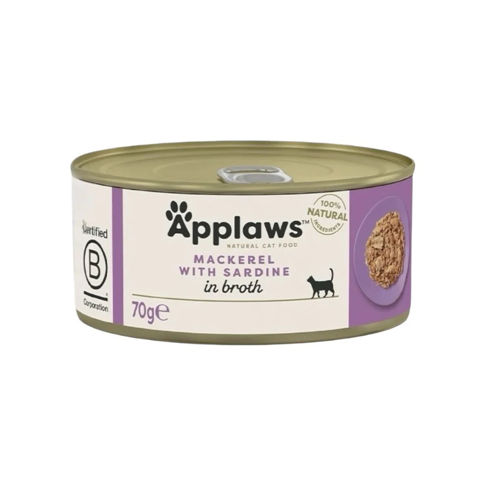 Applaws Gatto Sgombro E Sardine Lattina 70 Gr 24x