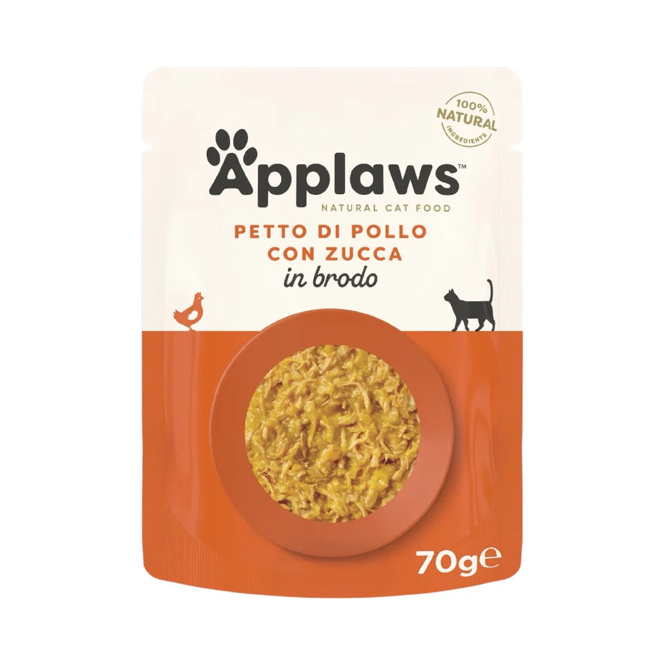 Applaws Pollo Con Zucca In Brodo Bustina 70 Gr 12x