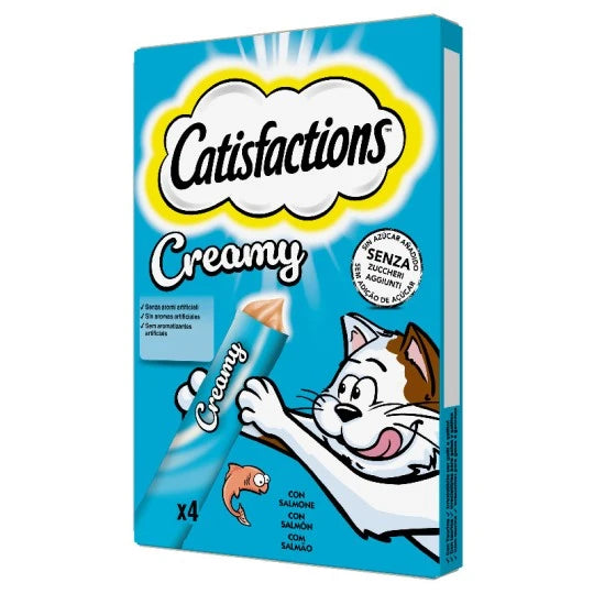 Catisfactions Creamy Salmone 4 x 10 Gr