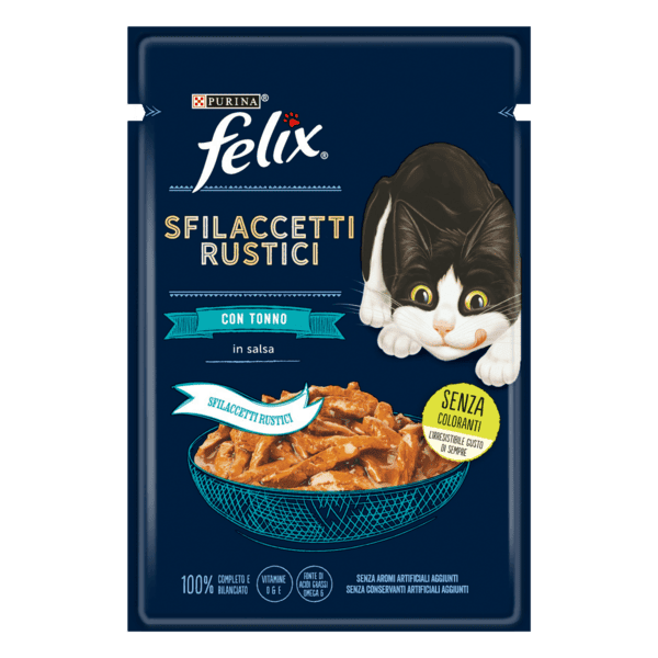 Felix Sfilaccetti Rustici Tonno 80 Gr - Scade il 30/09/2026