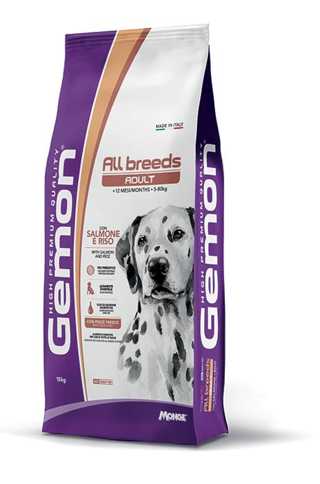 Gemon Cani Salmone E Riso Adult All Breeds 15 Kg