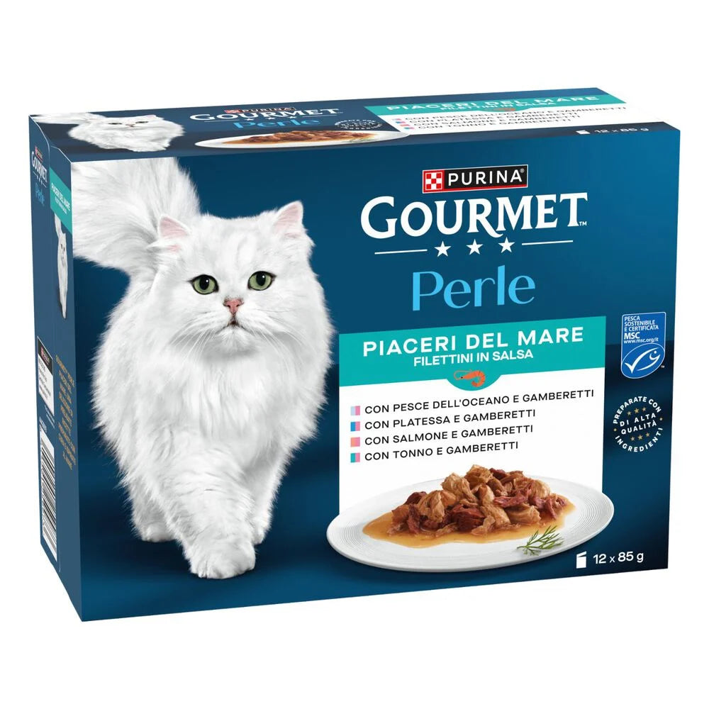 Gourmet Perle Multipack Mix Mare 12 Buste Da 85 Gr 6x