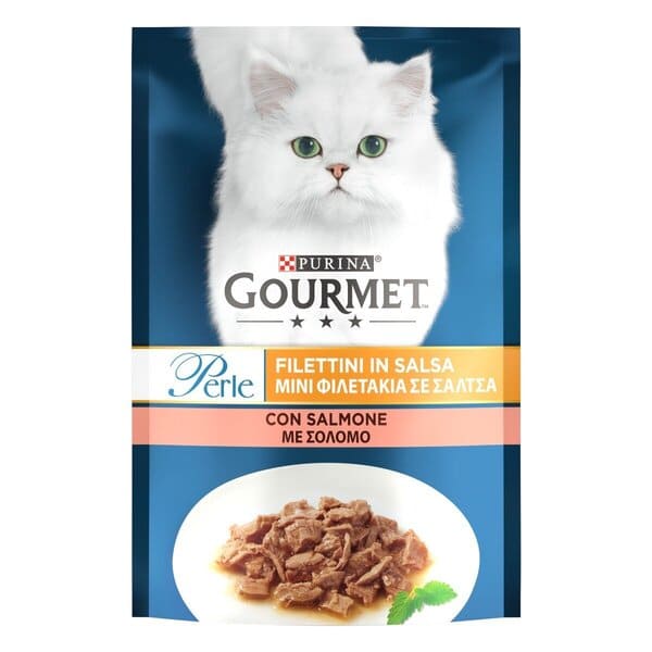 Gourmet Perle Trionfo Di Salsa Con Salmone 85 Gr 26x