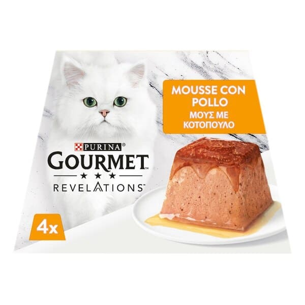 Gourmet Revelation Mousse Pollo 4 X 57 Gr 6x