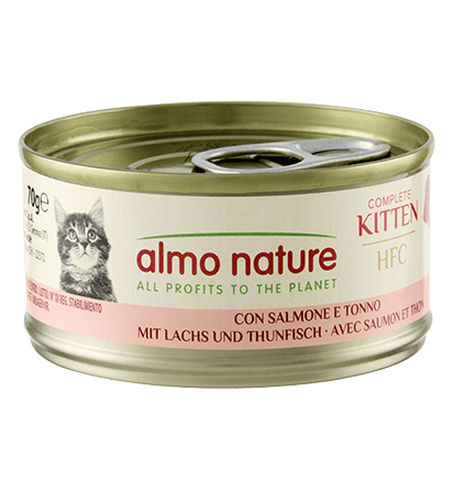 Hfc Cat Complete Kitten Salmone E Tonno Lattina 70 24x