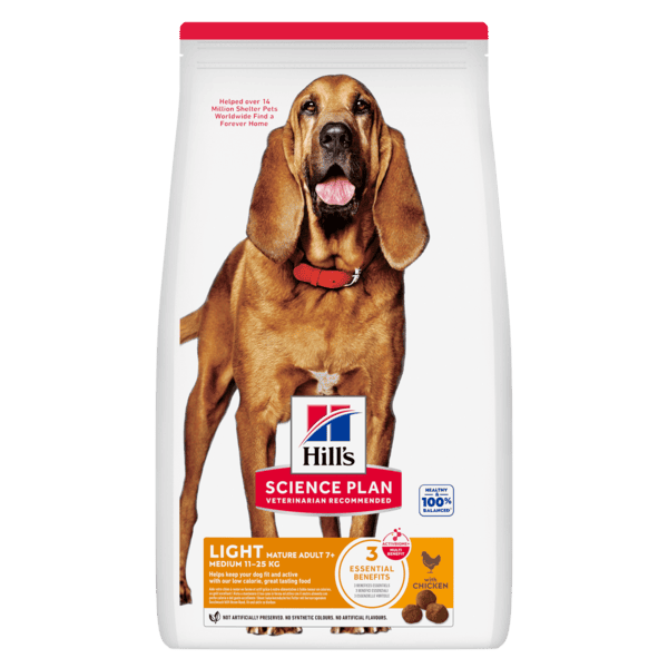 Hills Mature Pollo Light Medio Cane 14 Kg