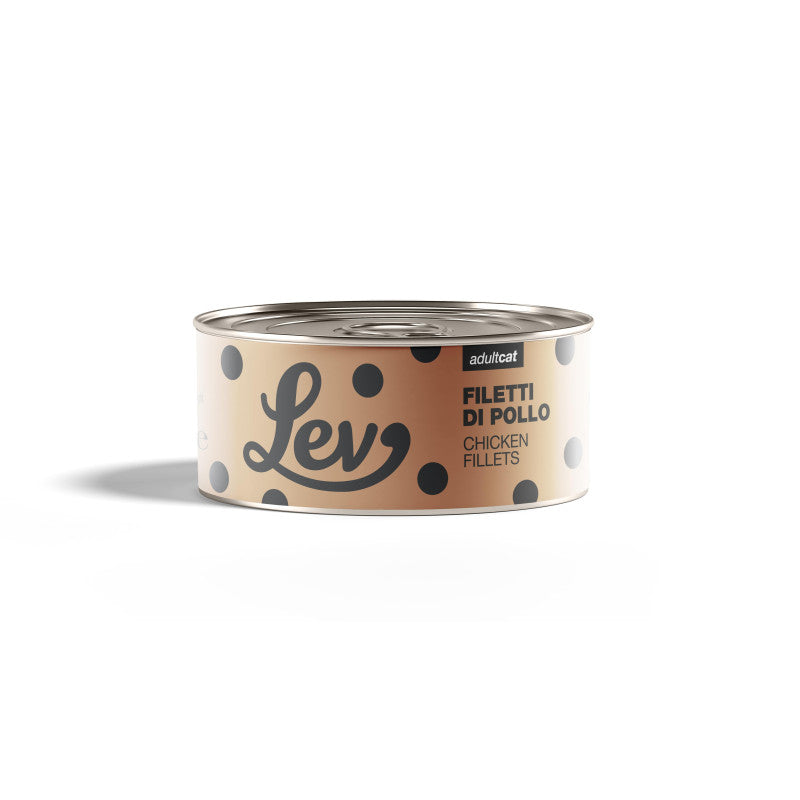 Lev Gatto Filetto Di Pollo Lattina 140 Gr 24x