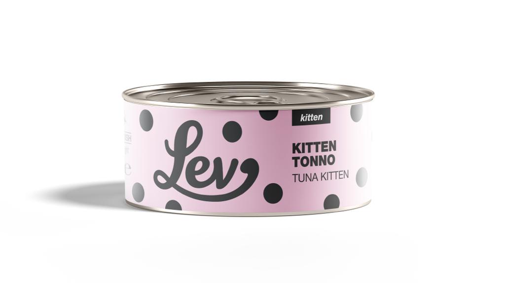 Lev Gatto Kitten Tonno Lattina 140 Gr 24x