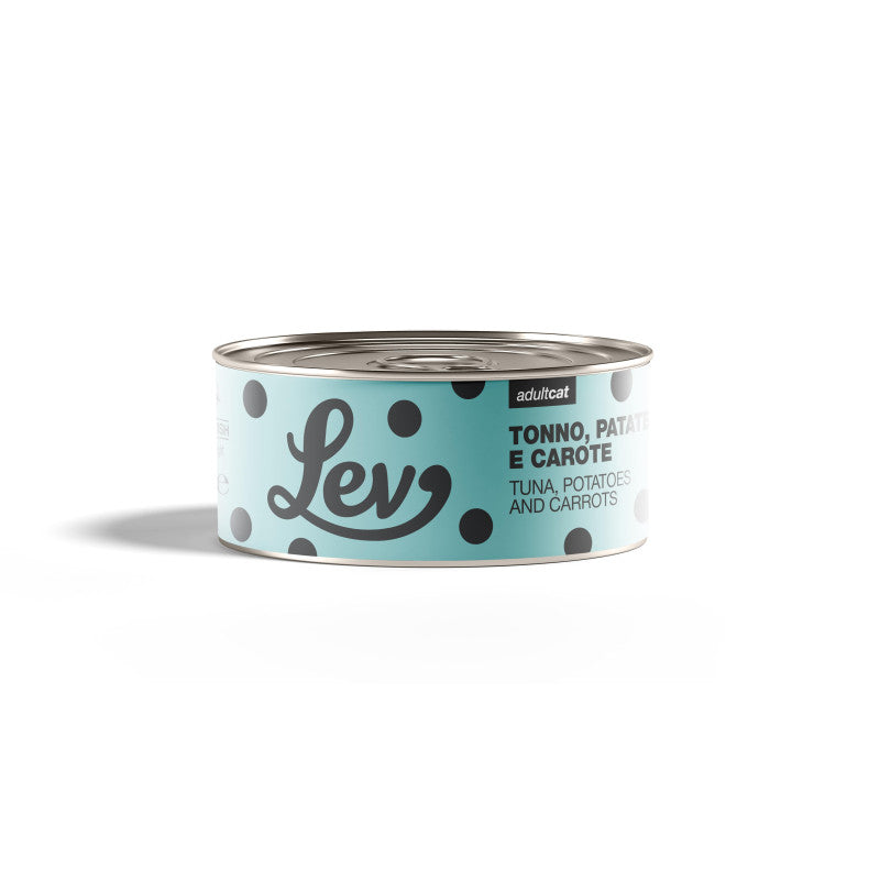 Lev Gatto Tonno Patate E Carote Lattina 140 Gr 24x