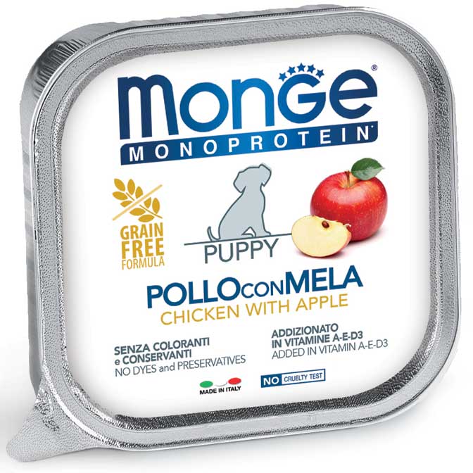 Monge Cane Fruit Pollo E Mela 150 Gr 24x