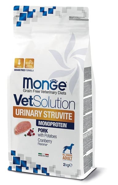 Monge Vet Solution Urinary Struvite Cane 12 Kg