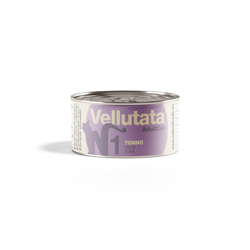 Natural Code Gatto Vellutata Tonno Lattina 85 Gr 24x