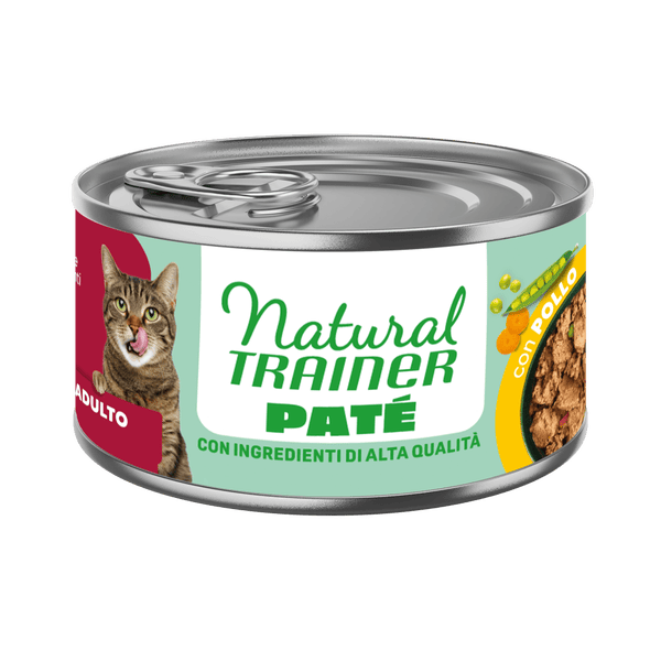Natural Trainer Patè Adult Pollo Gatto 85 Gr 18x