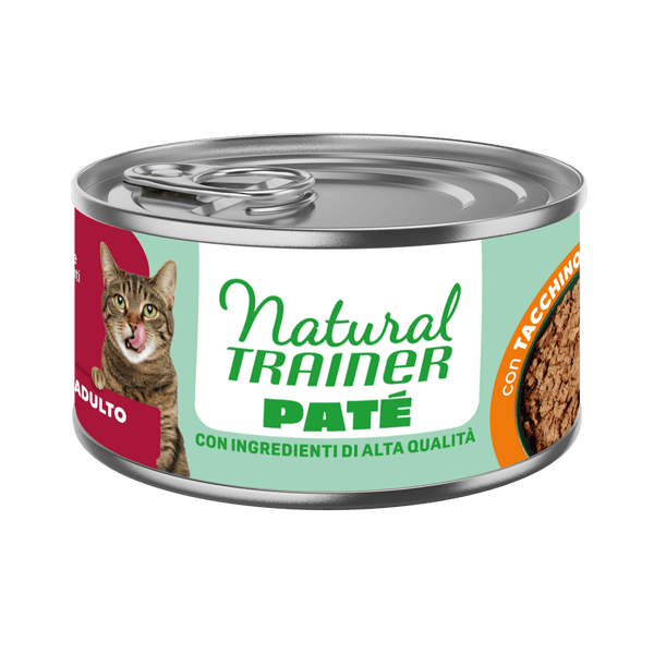 Natural Trainer Patè Adult Tacchino Gatto 85 Gr 18x