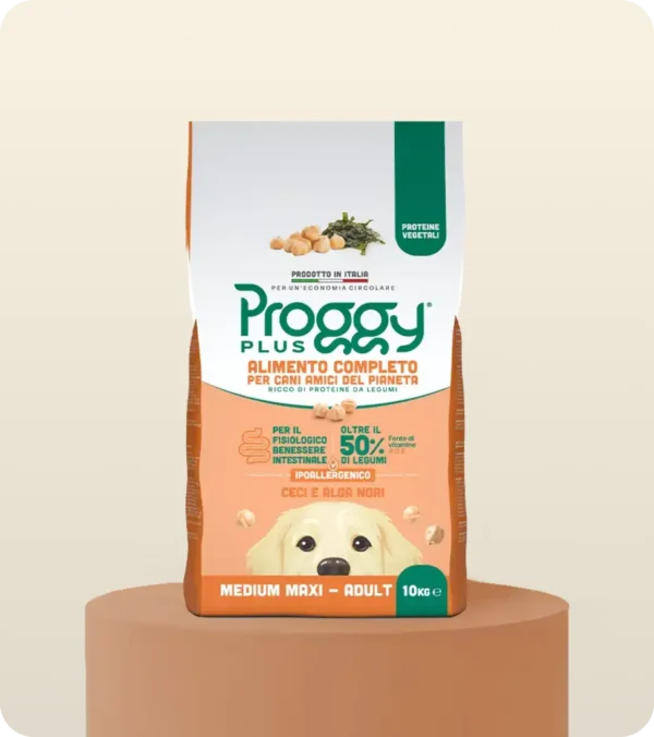 Proggy Plus Ceci e Alga Nori Cane Adult Medio - Maxi 10 Kg