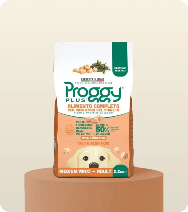 Proggy Plus Ceci e Alga Nori Cane Adult Medio - Maxi 2,2 Kg
