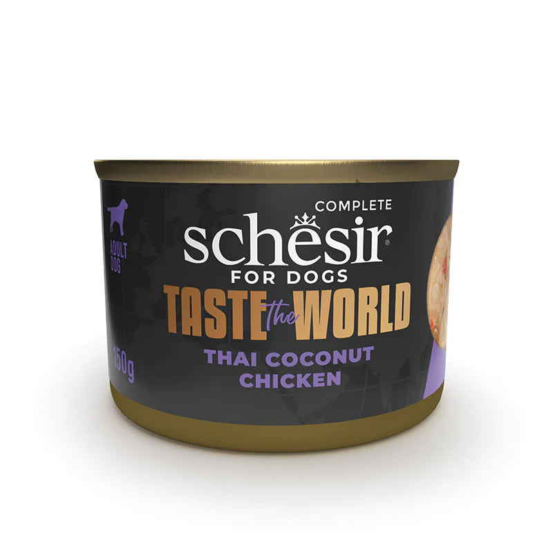Schesir Cane Pollo Thai E Cocco Lattina 150 Gr - Scade il 30/07/2026