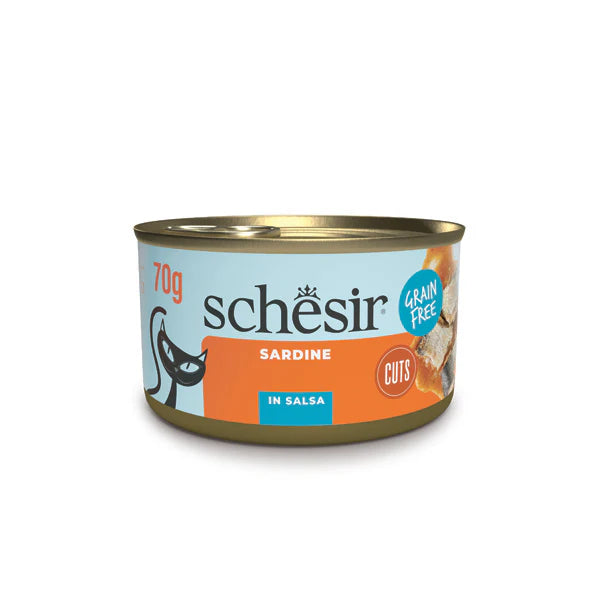 Schesir Gatto Sardine In Salsa Lattina 70 Gr 12x
