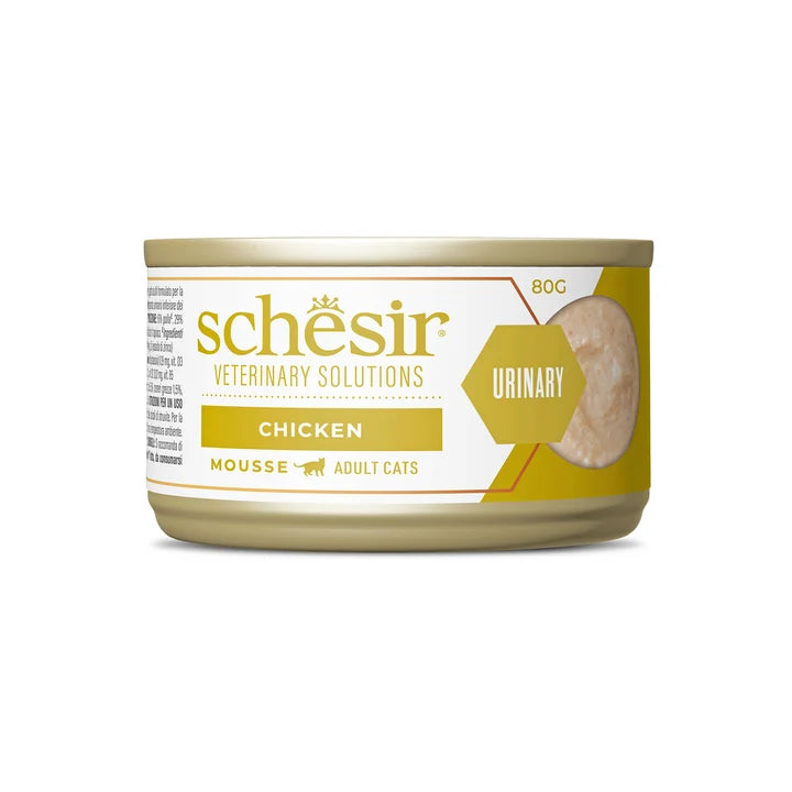 Schesir Gatto Urinary Pollo Mousse Lattina 80Gr 8x