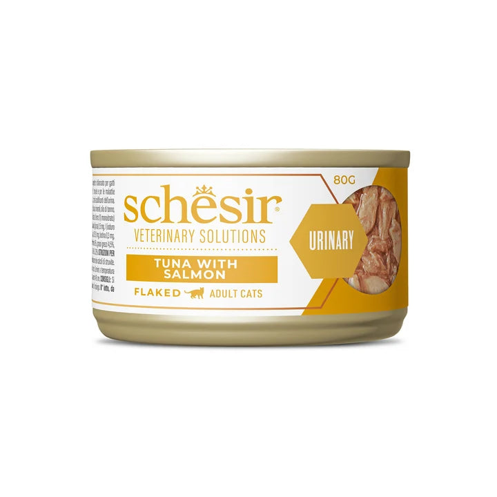 Schesir Gatto Urinary Tonnetto Con Salmone In Brodo Lattina 80Gr 8x