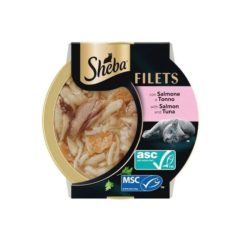 Sheba Filets Salmone E Tonno 60 Gr 32x
