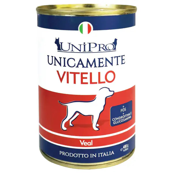 Unipro Cane Vitello Monoproteico 400 Gr 24x
