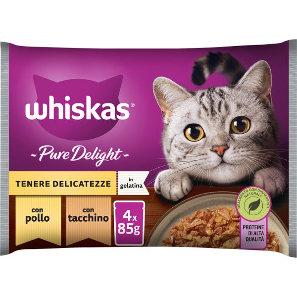 Whiskas Pure Delicato 4 X 85 Gr 13x