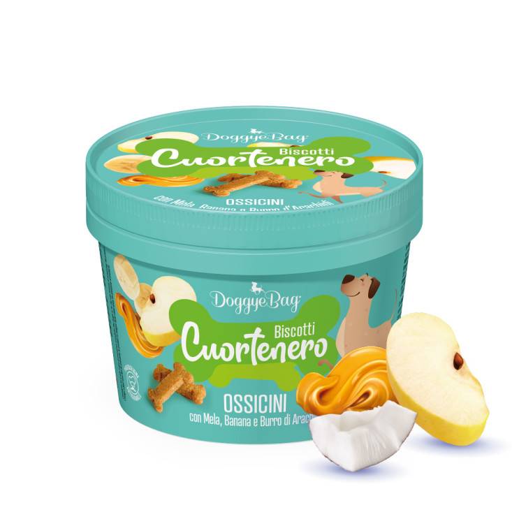 Cuortenero Ossicini Mela Banana E Burro Di Arachidi 150 Gr
