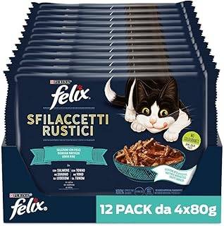 Felix Sfilaccetti Rustici Pesce Multipack 12 x 80 Gr 6x