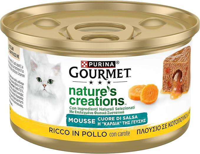 Gourmet Nature's Creation Cuore Di Salsa Pollo E Carote 85 Gr 12x