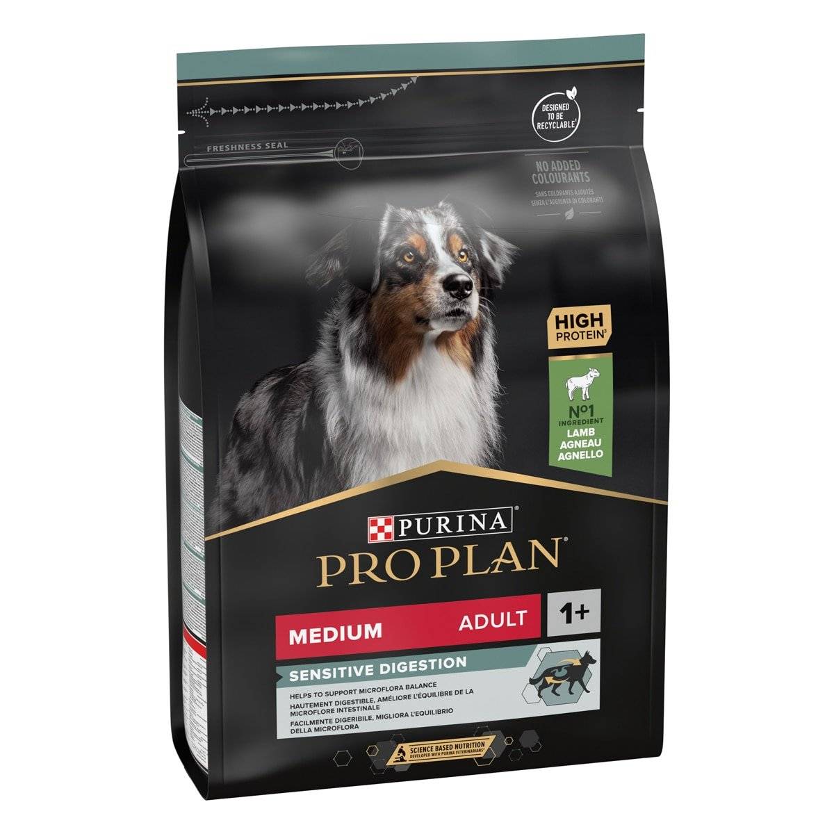 Pro Plan Cane Adult Medio Agnello 3 Kg