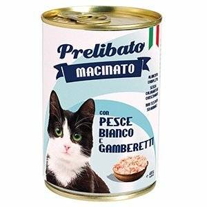 Unipro Gatto Prelibato Pesce Bianco E Gamberetti 400 Gr 24x