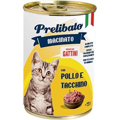Unipro Gatto Prelibato Pollo E Tacchino Kitten 400 Gr 24x