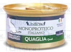Unipro Gatto Quaglia Sterilized Monoproteico 85 Gr 24x