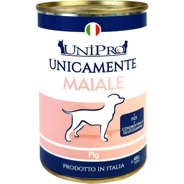 Unipro Cane Maiale Monoproteico 400 Gr 24x