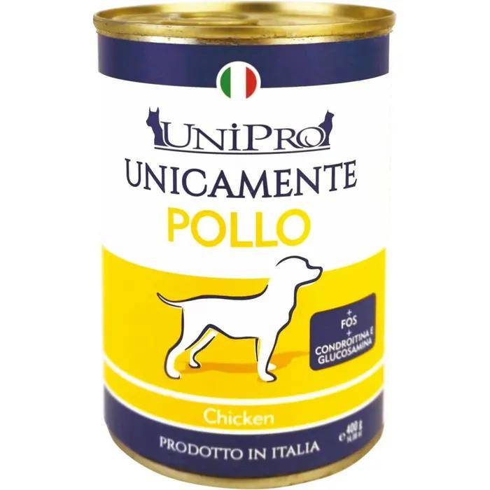 Unipro Cane Pollo Monoproteico 400 Gr 24x