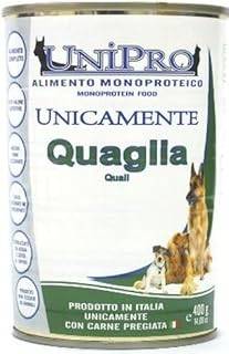 Unipro Cane Quaglia Monoproteico 400 Gr 24x