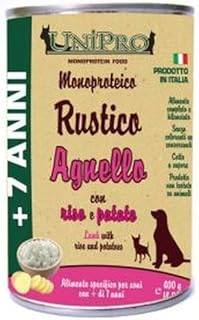 Unipro Cane Rustico Agnello Riso E Patate 7+ 400 Gr 24x